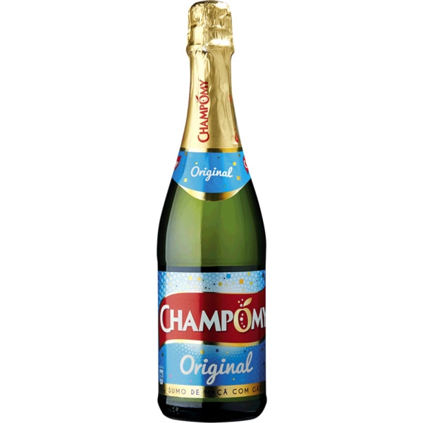 REFRESCO C/GÁS CHAMPOMY MAÇÃ 75CL