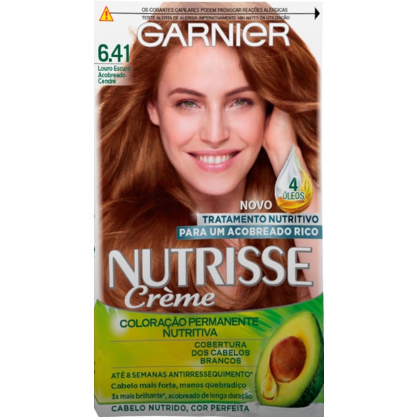 COLORANTE NUTRISSE 6/41 LOURO ESCURO ACOBREADO
