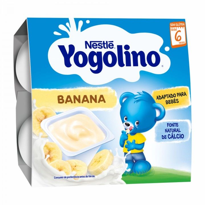 ALIMENTO LÁCTEO YOGOLINO BANANA NESTLÉ 4X100GR
