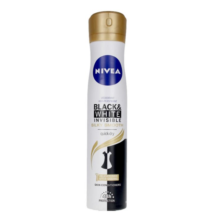 DEO NIVEA BLACK&WHITE INVISIBLE SILK SMOOTH 200ML SP