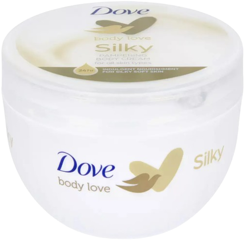 CREME BODY SILKY DOVE 300ML