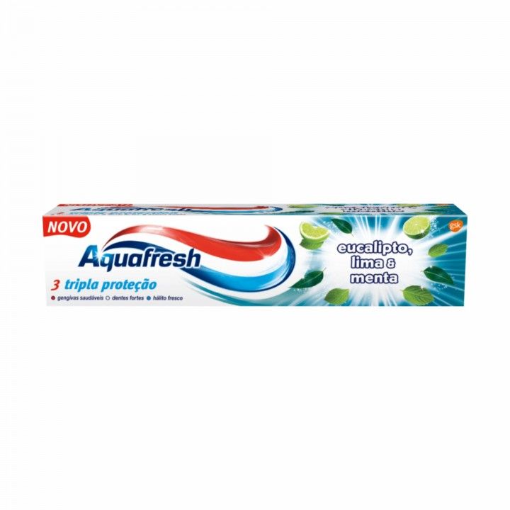 PASTA DENTES EUCALPTO LIMA E MENTA AQUAFRESH 75ML