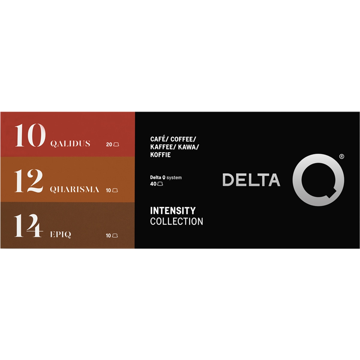 CAFÉ DELTA Q PACK INTENSIDADE MÁXIMA 40CAPS