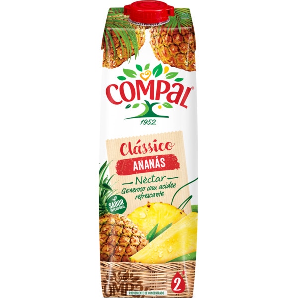 SUMO COMPAL CLASSICO ANANÁS 1L