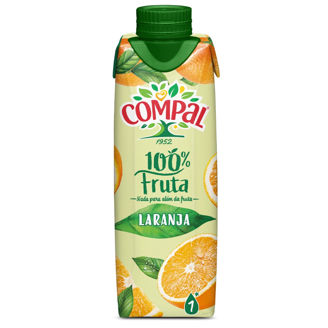 SUMO 100% LARANJA COMPAL 30CL