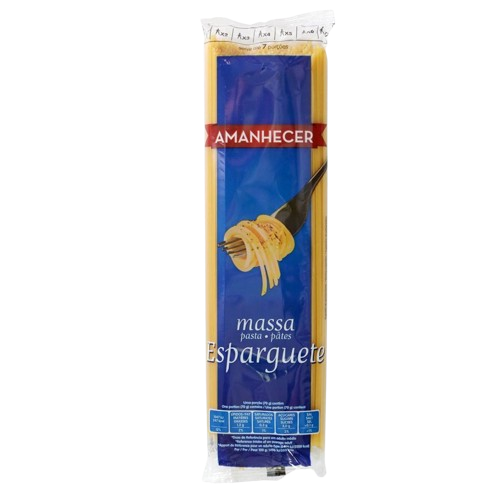 MASSA ESPARGUETE AMANHECER 500GR