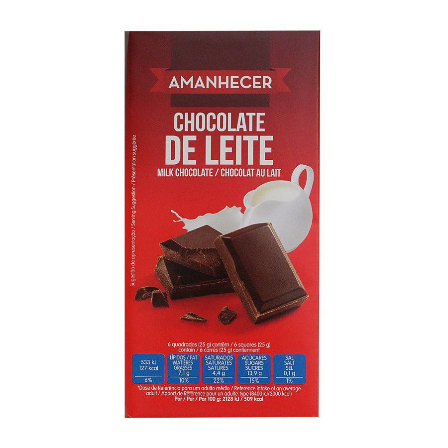 CHOC AMANHECER NEGRO 100GR