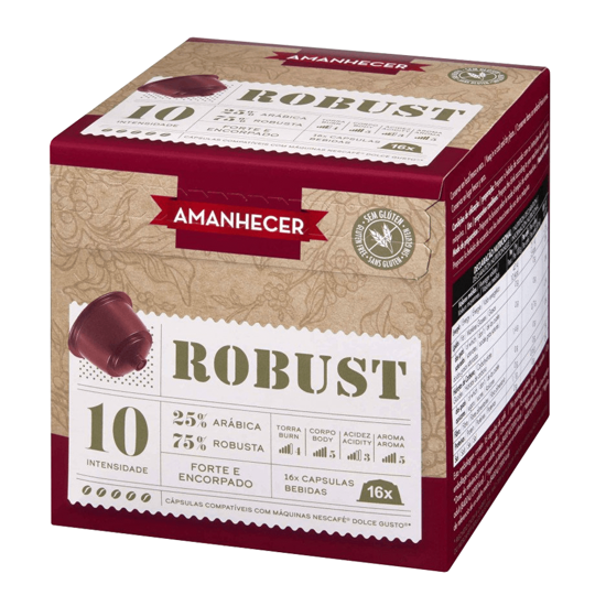 CAPS AMANHECER ROBUST 16UN DOLCE GUSTO