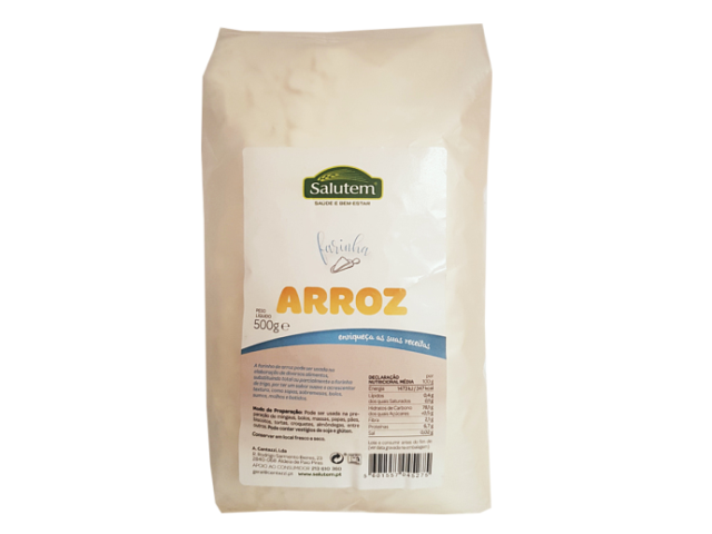 FARINHA DE ARROZ SALUTEM 500GR