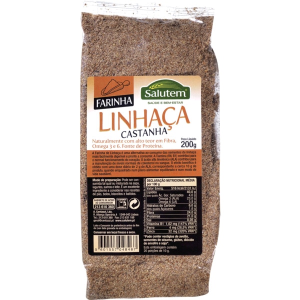 FARINHA LINHAÇA CE SALUTEM 200GR