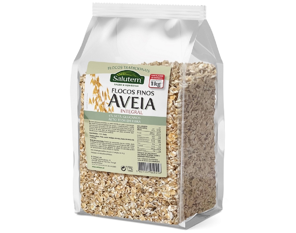 FLOCOS AVEIA FINOS SALUTEM 1KG
