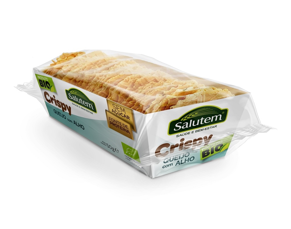 BIO CRISPY QUEIJO C/ALHO 50GR