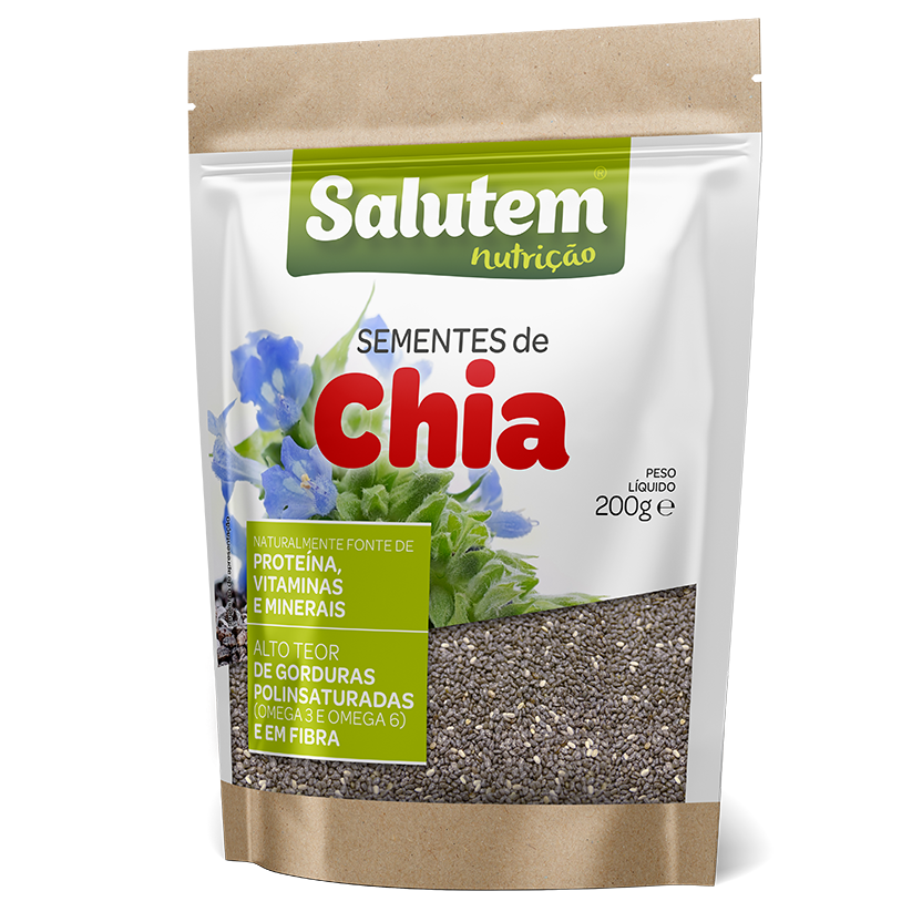 SEMENTES CHIA SALUTEM 200GR