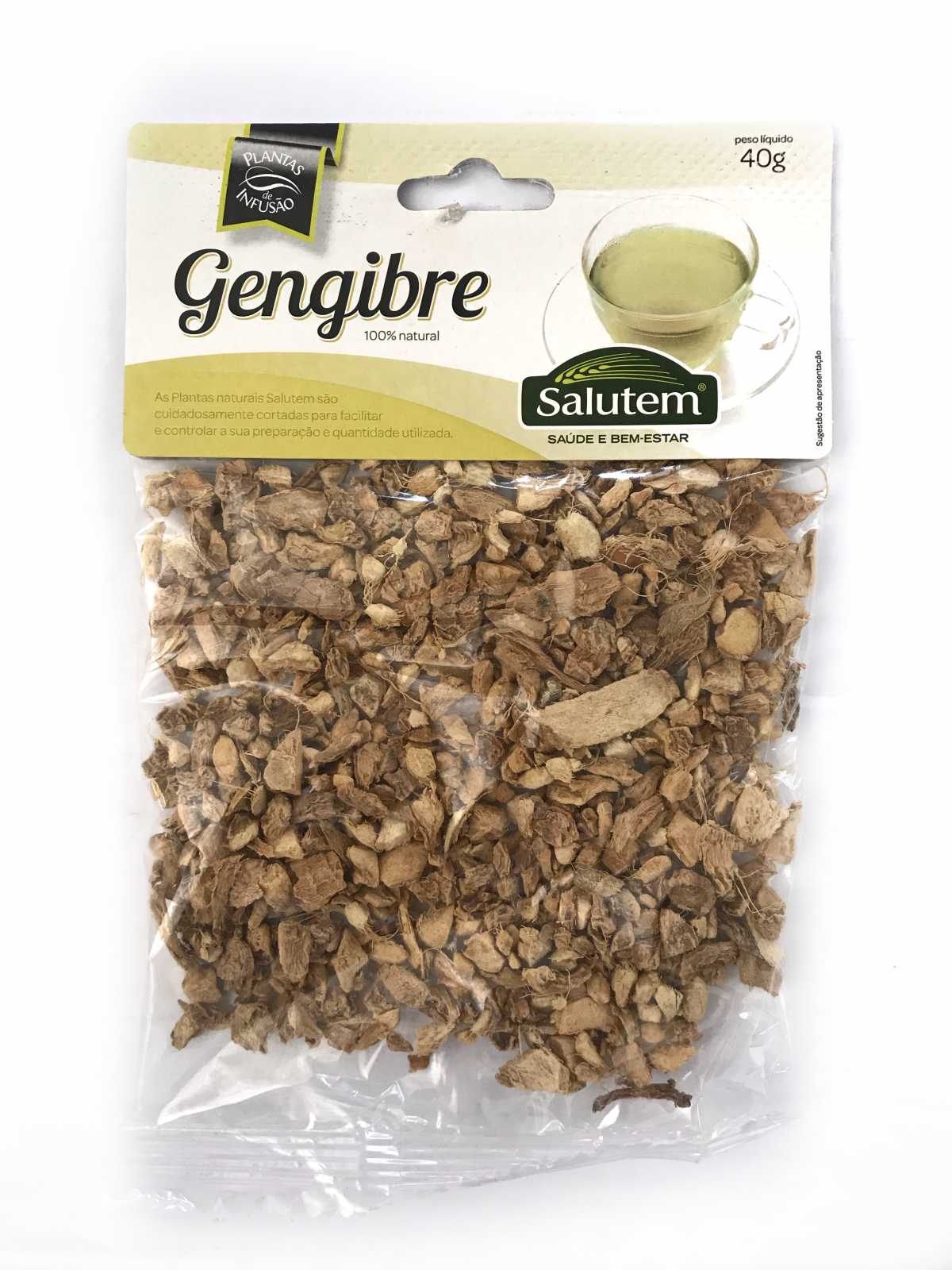 CHÁ SAQ SALUTEM GENGIBRE 40GR