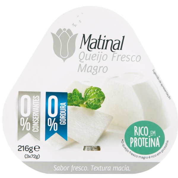 QUEIJO FRESCO MATINAL MAGRO 3X72GR