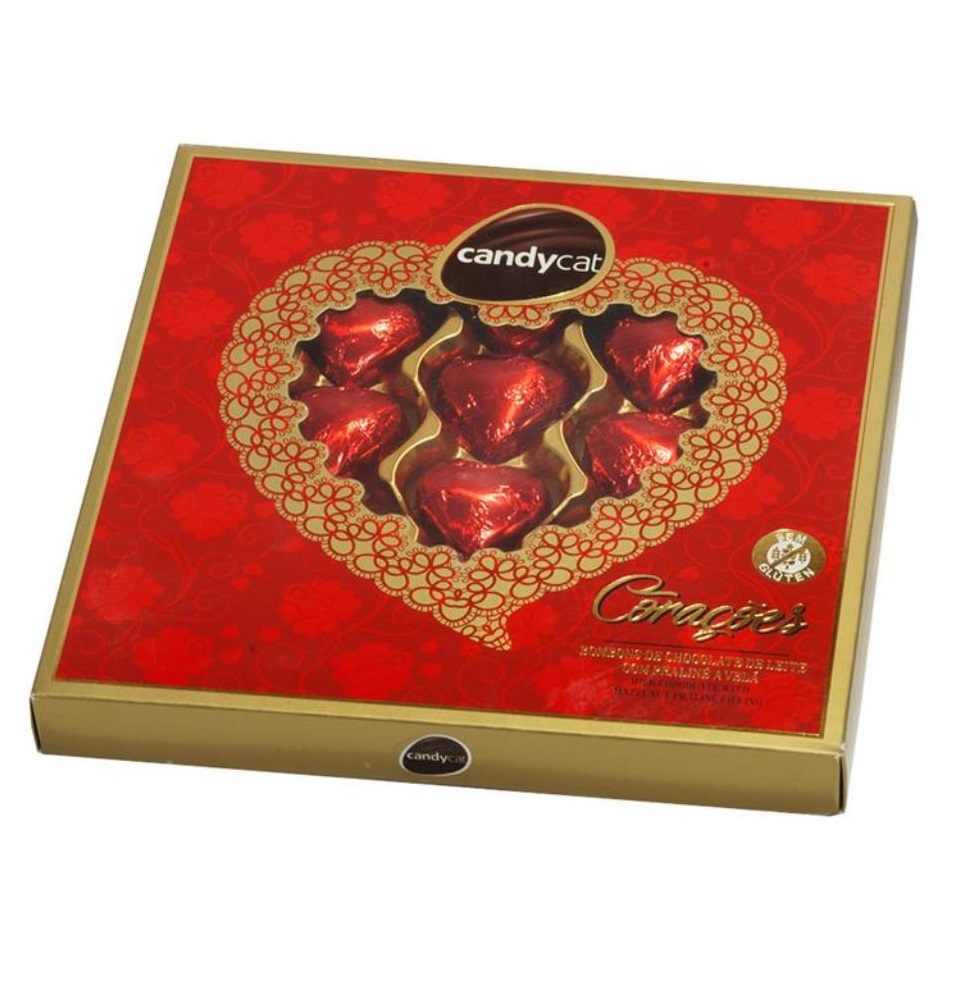 CX CORAÇÃO CANDYCAT 100G