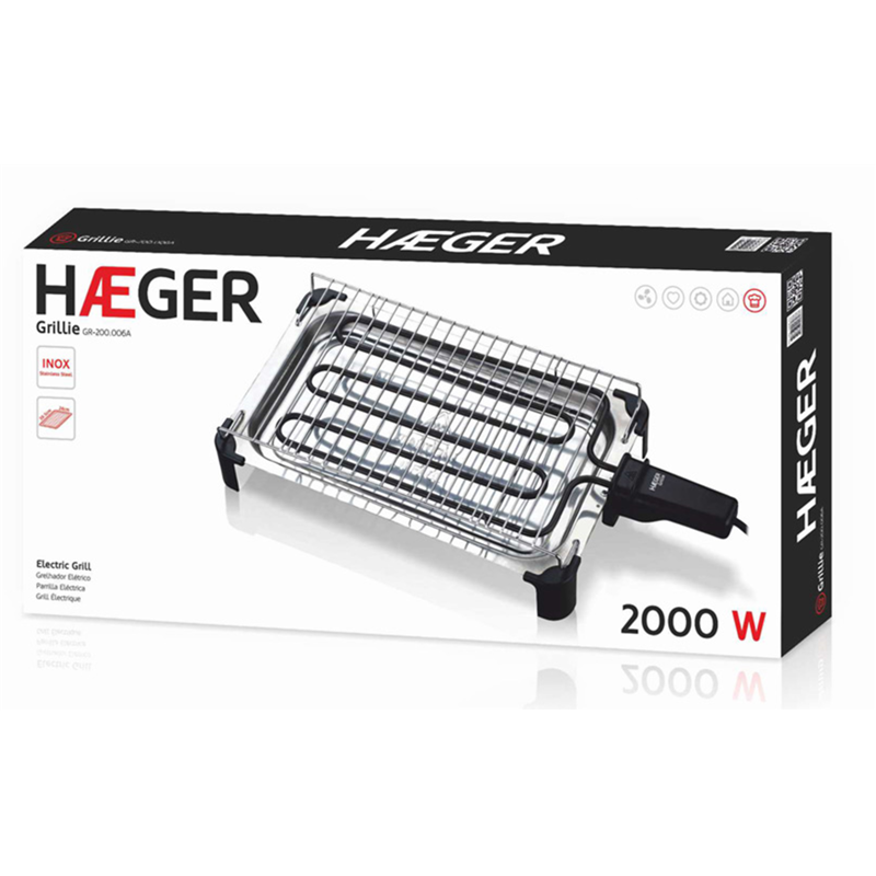 GRELHADOR HAEGER GRILIE 2000W