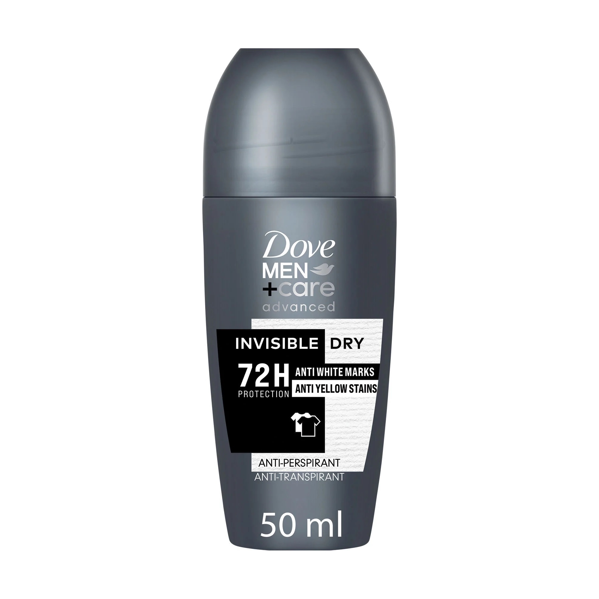 DESODORIZANTE ROLL ON CARE INVISIBLE DRY 72H DOVE MEN 50ML