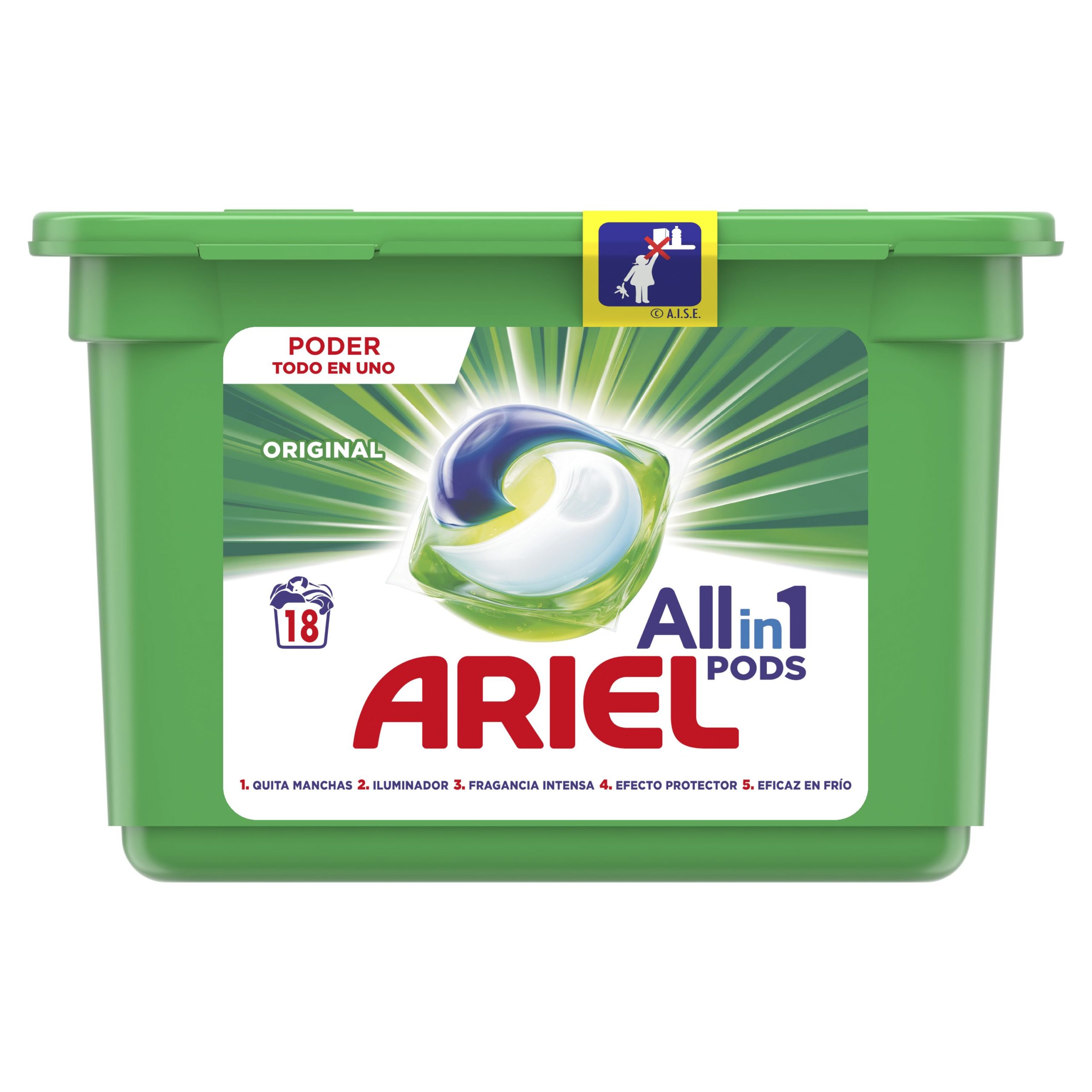 DET ROUPA ARIEL 3/1 ORIGINAL 18UN