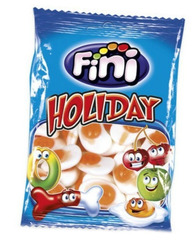 GOMAS FINI HOLIDAY OVOS ESTRELADOS 100GR