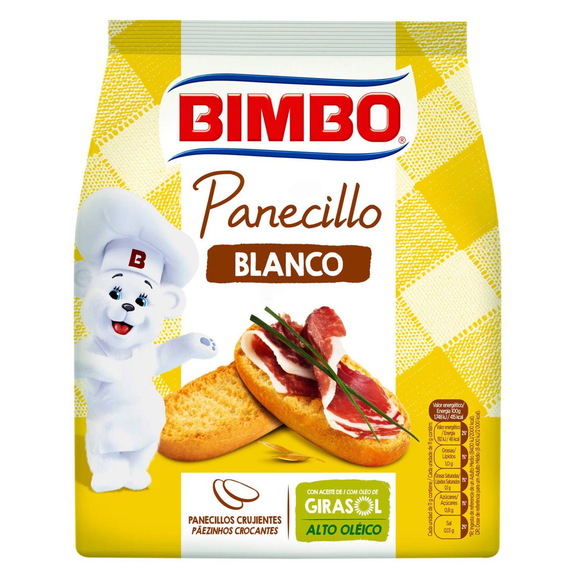 PÃO TOSTADO BIMBO PANECI TRAD 225GR