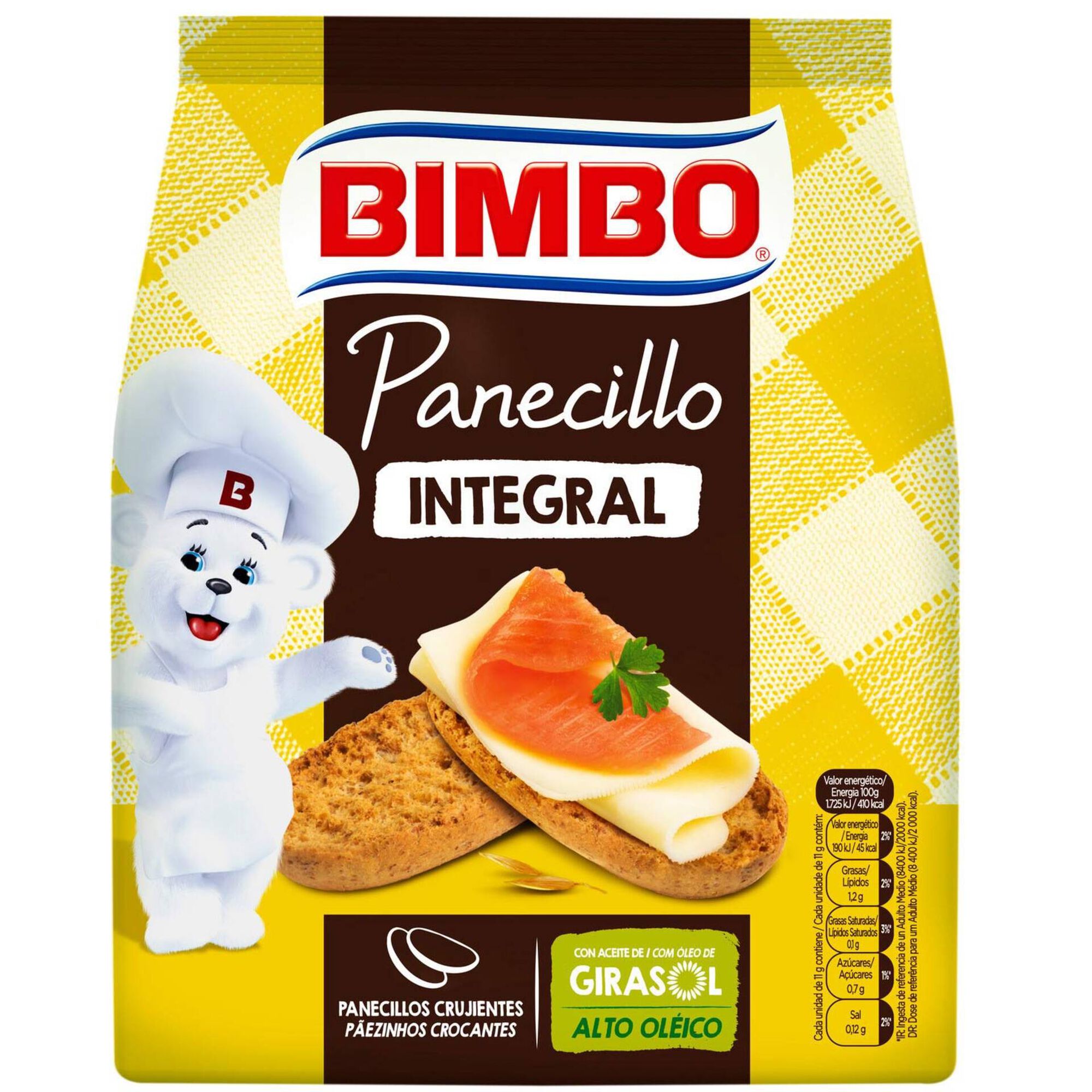 PÃO TOSTADO BIMBO PANECILLOS 225GR