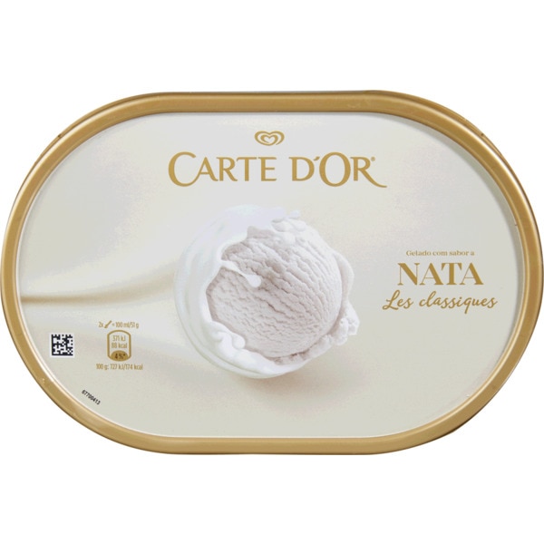 GELADO CARTE D'OR LES CLASSIQUES NATA 750ML
