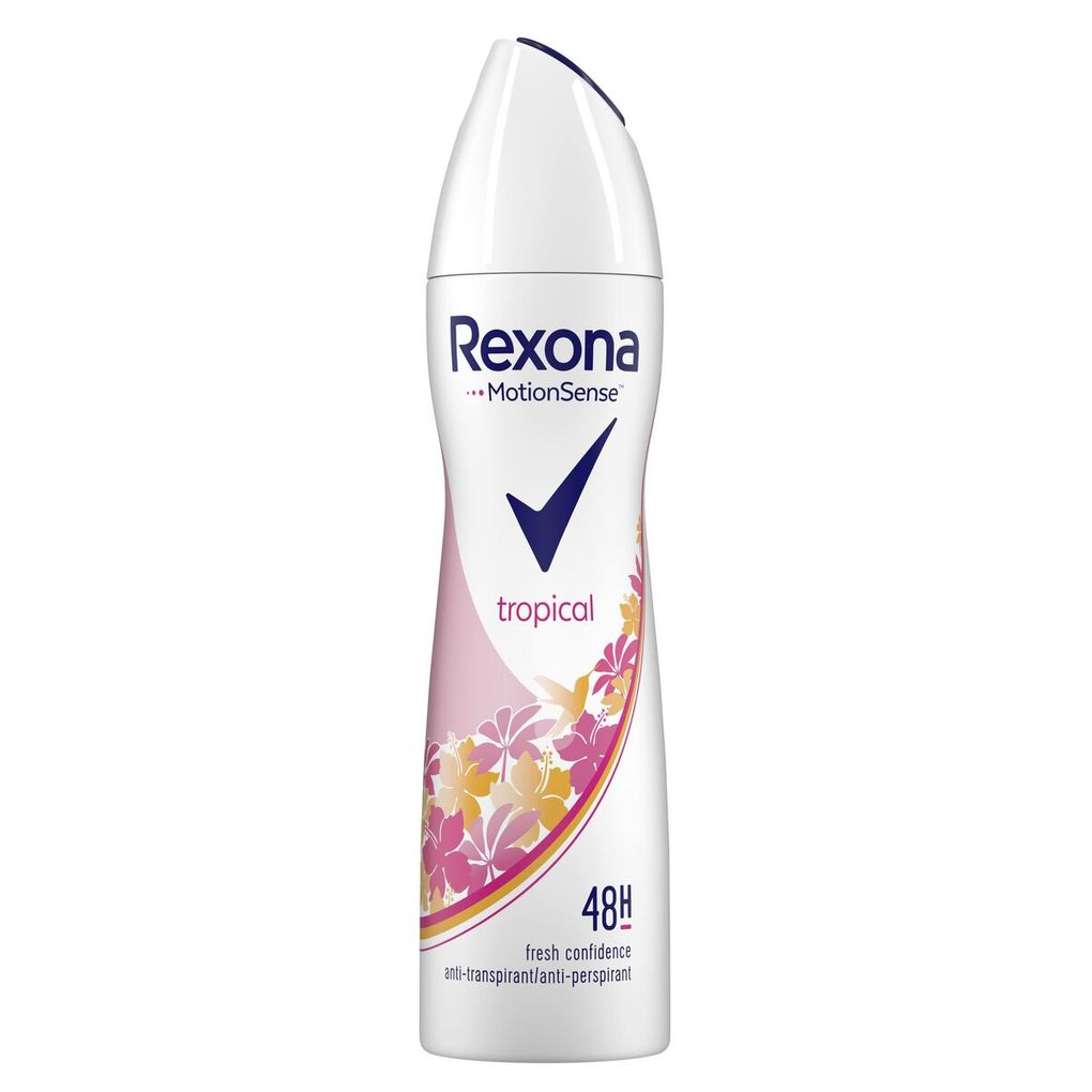 DESODORIZANTE SPRAY MULHER TROPICAL REXONA 150ML