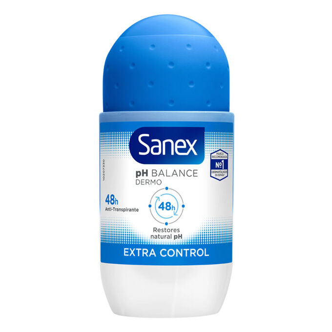 DESODORIZANTE ROLL ON EXTRA CONTROL SANEX 50ML