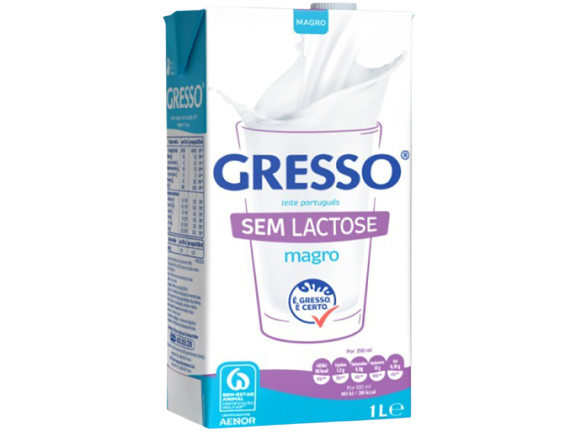 LEITE 0% LACTOSE MAGRO GRESSO 1L