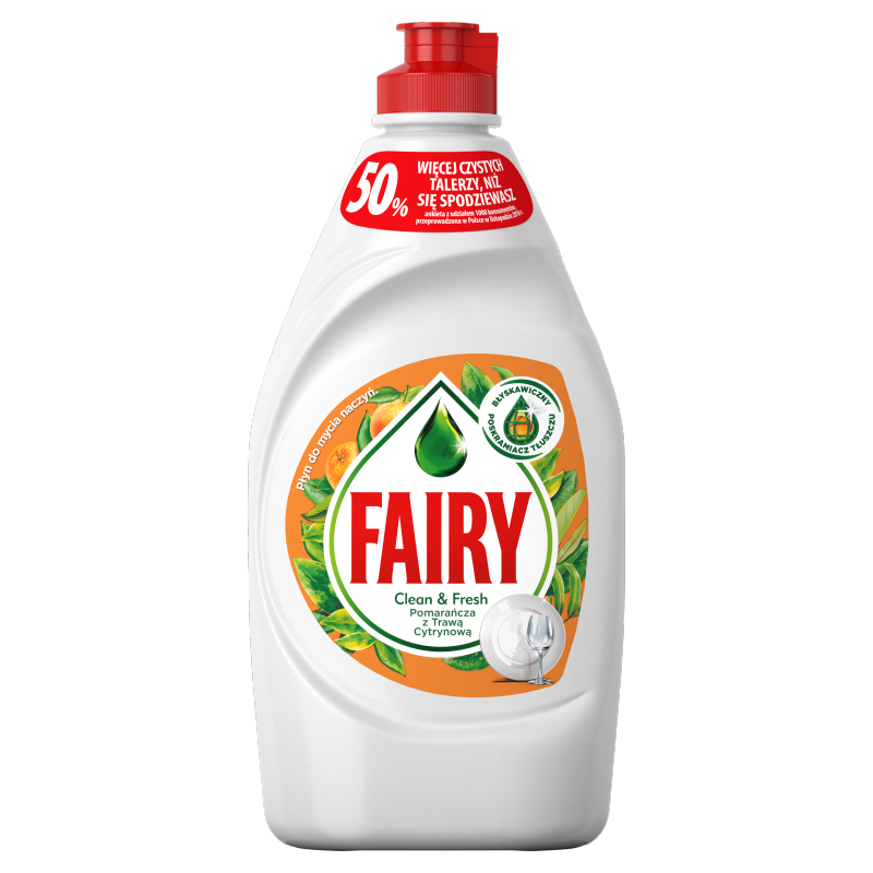 DET LOIÇA FAIRY LARANJA/LIMÃO 450ML