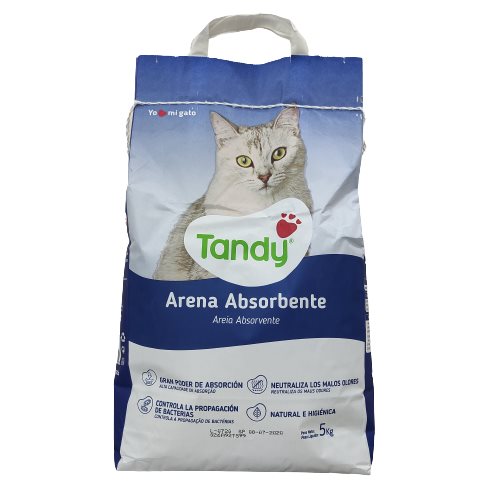 AREIA GATO TANDY BASICA 5KG SACO