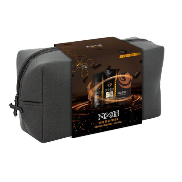 CONJUNTO AXE DARK TEMPTATION 500ML (DESODORIZANTE 150ML + GEL DUCHE 250ML + AFTER 100ML)
