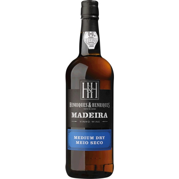 VINHO DA MADEIRA HENRIQUES E HENRIQUES 3 ANOS MEIO SECO 75CL