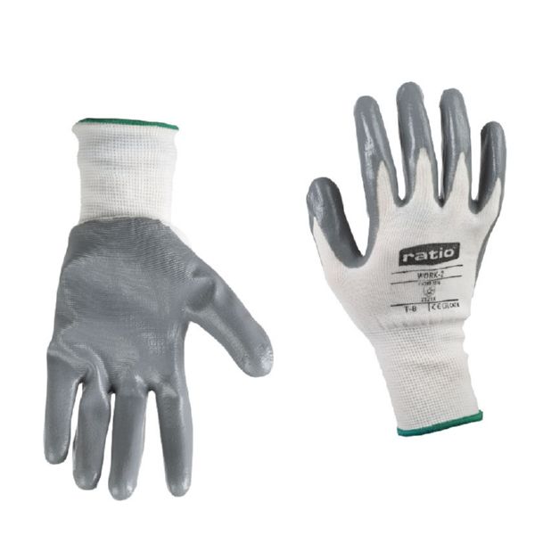 LUVAS NITRILO CIPISA T-9 GRIS