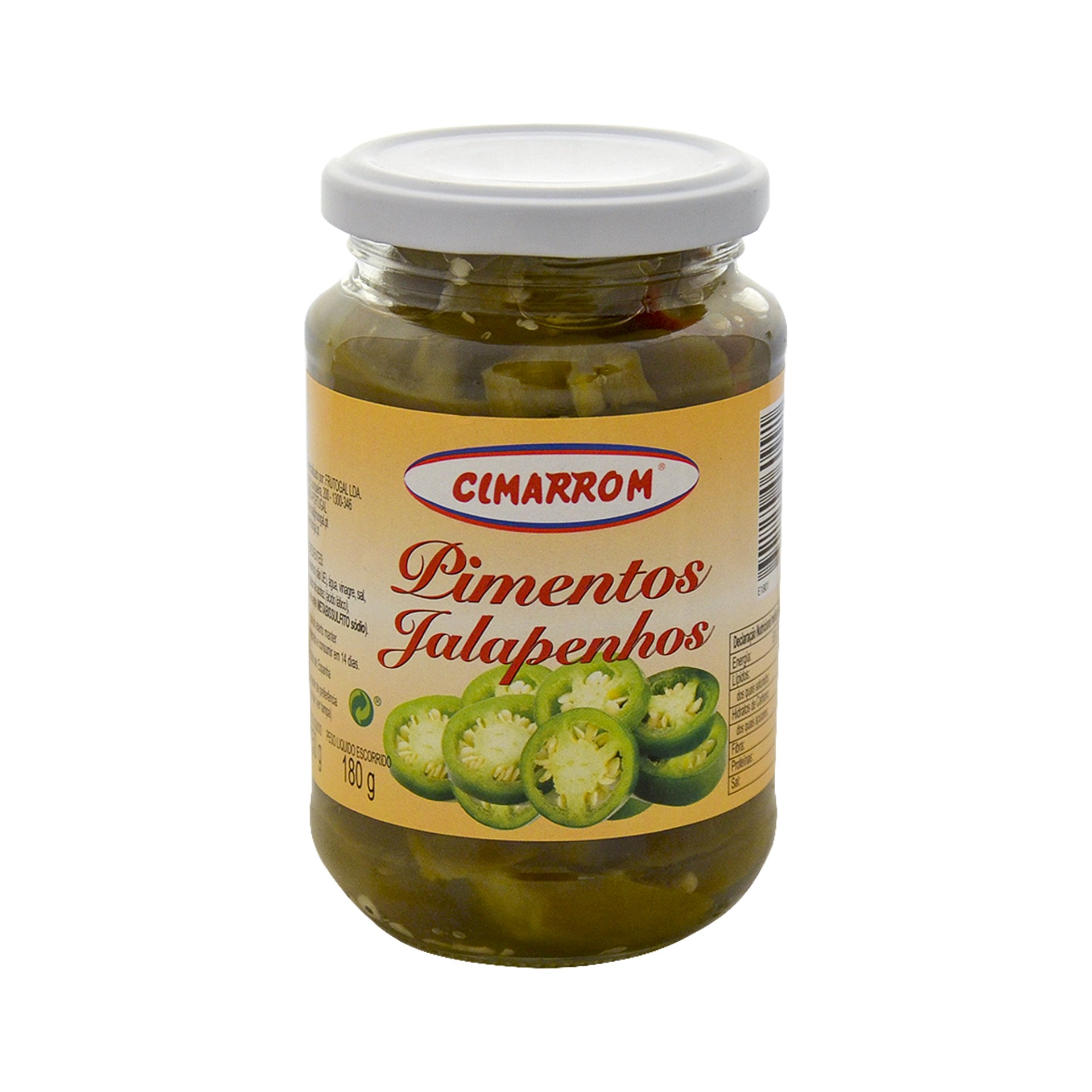 PIMENTOS JALAPENHOS CIMARROM 350GR