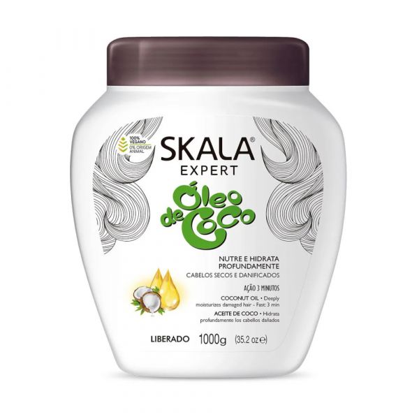MASCARA CABELO SKALA OLEO COCO 1L