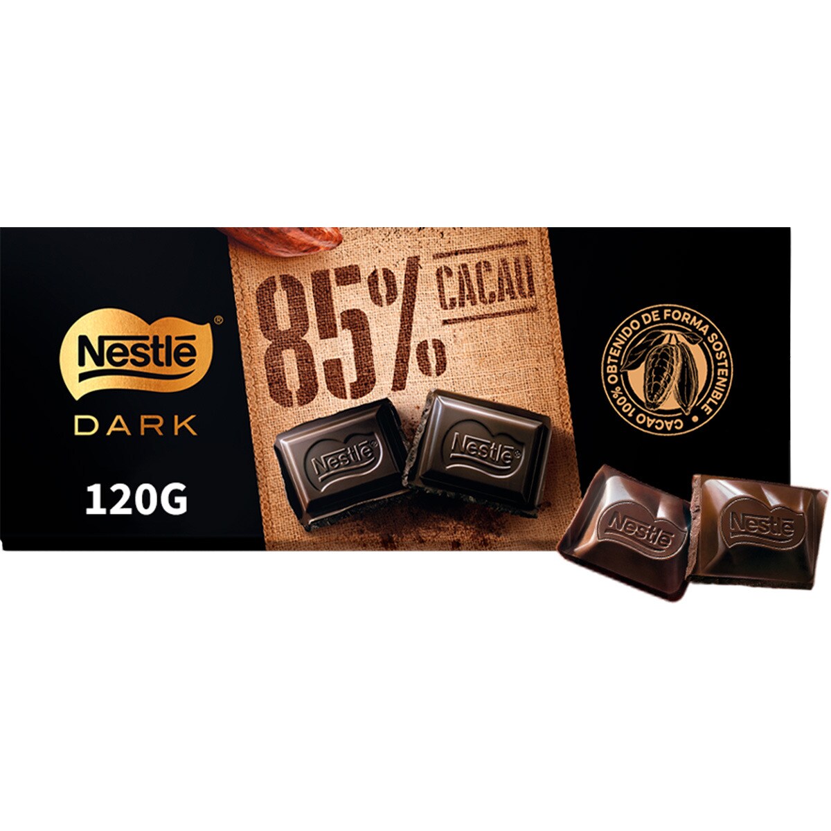 CHOC NESTLE DARK PRETO 85%CACAO 120GR