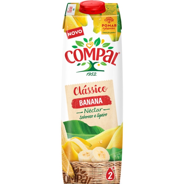 SUMO NÉCTAR COMPAL CLASSICO BANANA 1L