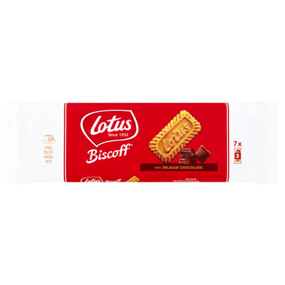 BOLACHA BISCOFF CHOCOLATE BELGA LOTUS 154GR