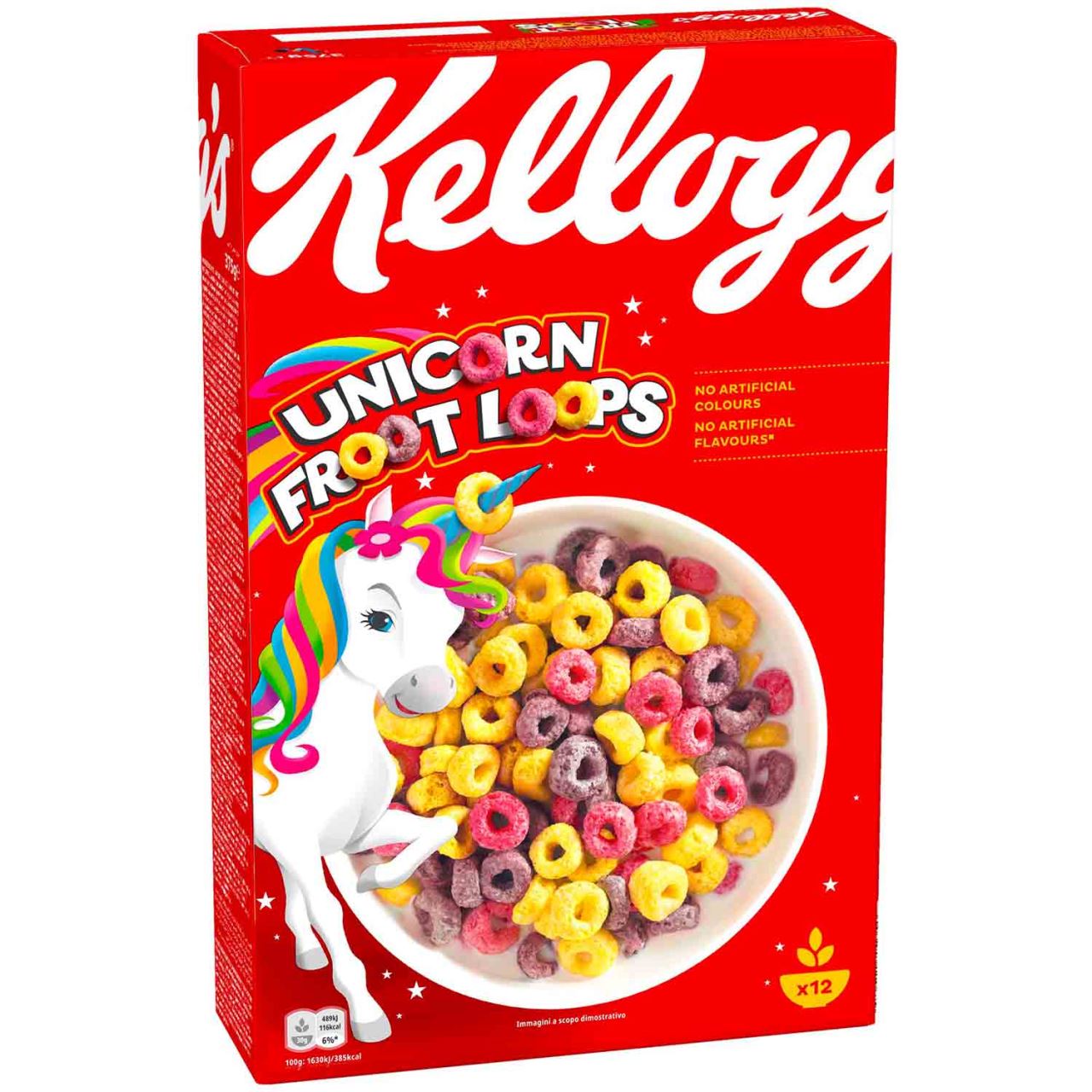CEREAIS UNICORN FROOT LOOPS KELLOG'S 375GR