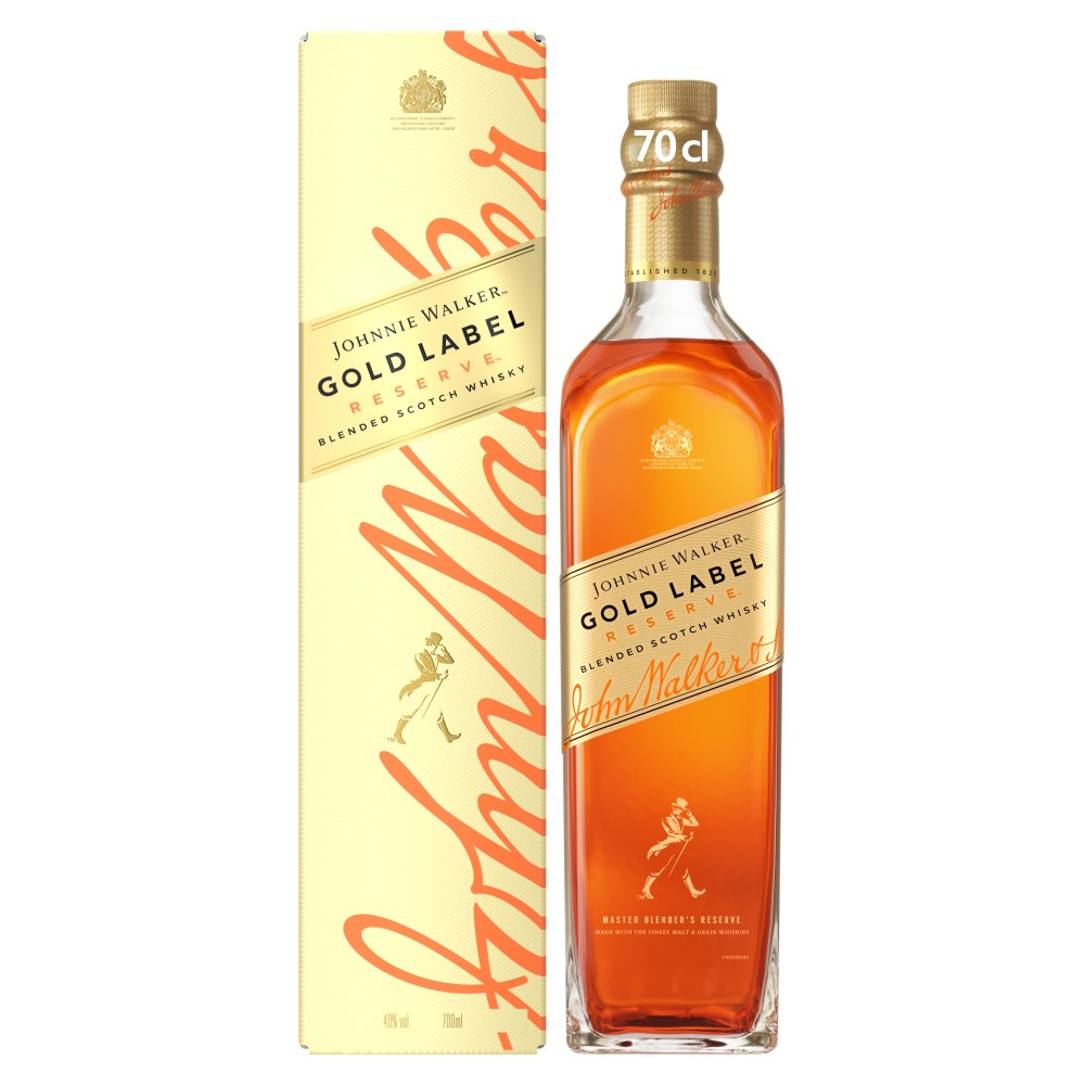 WHISKY JOHNNIE WALKER GOLDLABEL C/CAIXA 70CL