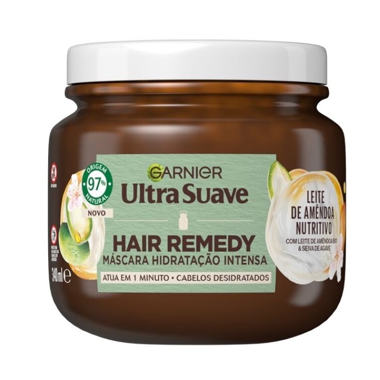 MÁSCARA CABELO LEITE AMÊNDOA BIO ULTRA SUAVE 340ML