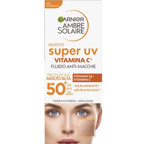 CREME ROSTO ANTIMANCHAS ESCURAS SUPER UV AMBRE SOLAIRE 50+ 50ML