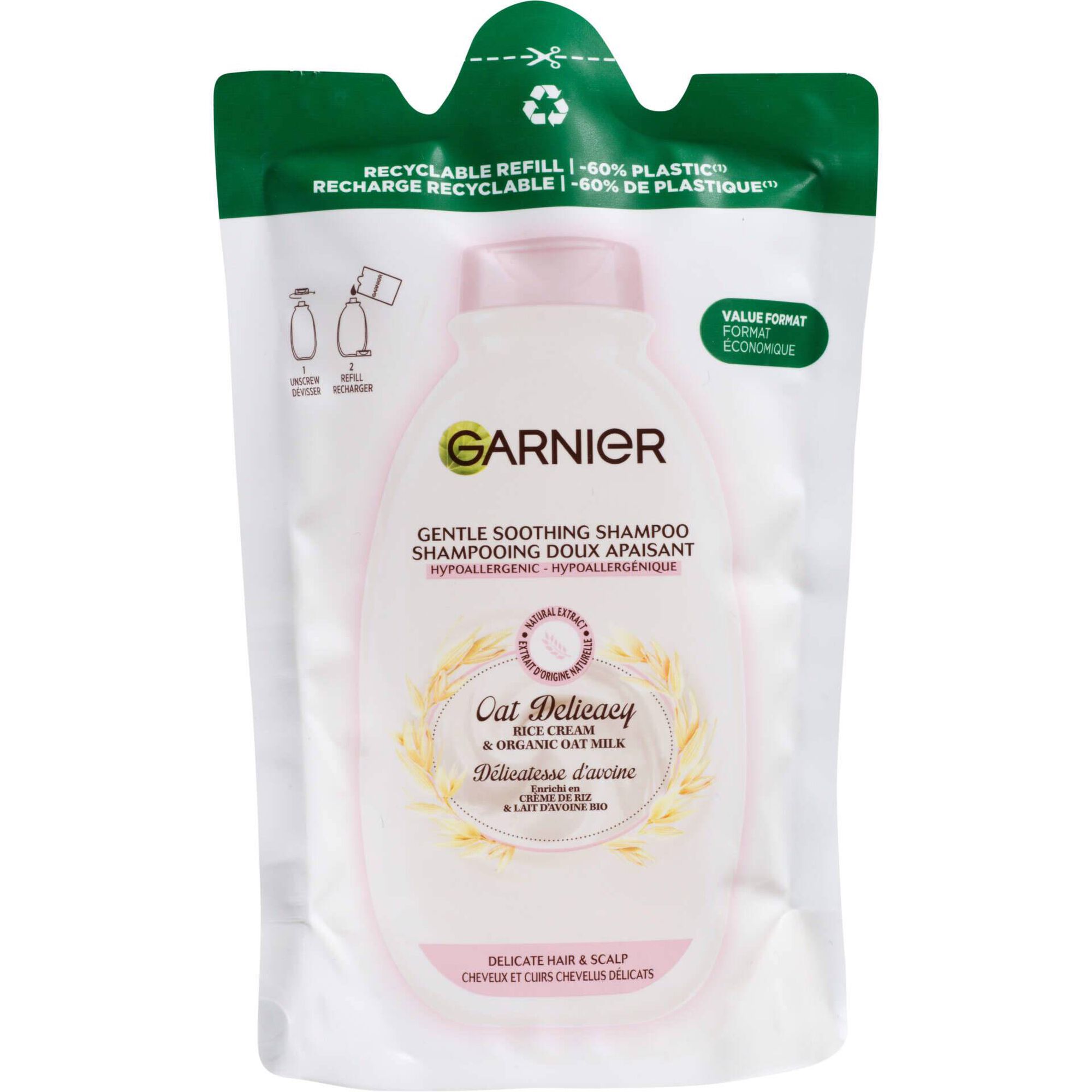 CHAMPÔ DELICADEZA AVEIA ULTRA SUAVE RECARGA 250ML