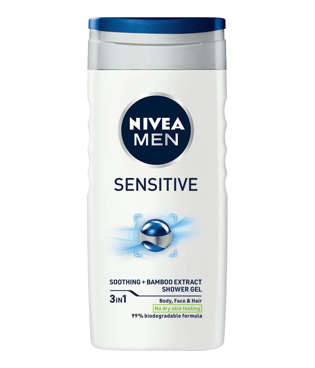 GEL BANHO SENSITIVE NIVEA MEN 250ML