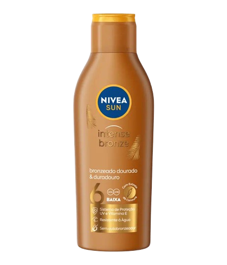 LOÇÃO BRONZE INTENSO CENOURA NVEA FP6 200ML