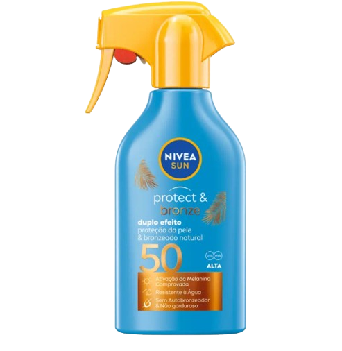 PROTETOR SOLAR SPRAY PROTECT & BRONZE NIVEA FP50 270ML