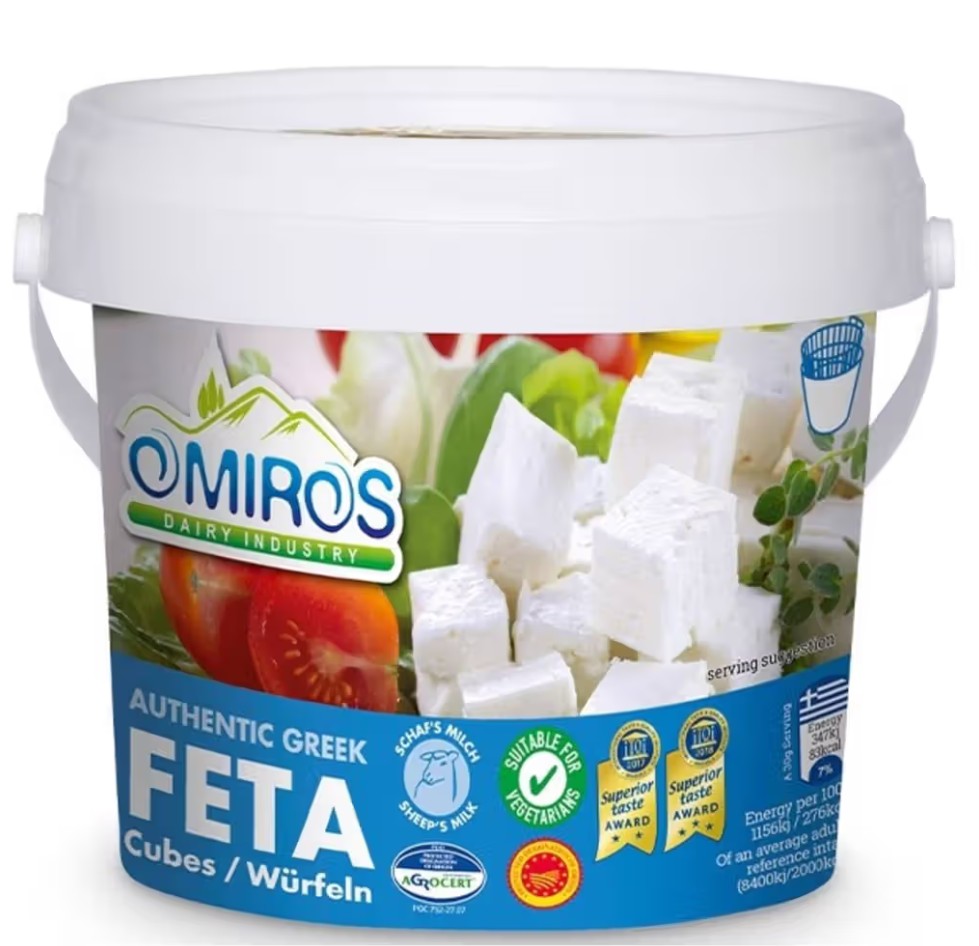 QUEIJO FETA DOP CUBOS OMIROS150GR
