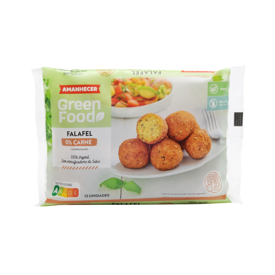 FALAFEL VEGETAIS AMANHECER GREEN FOOD 12U